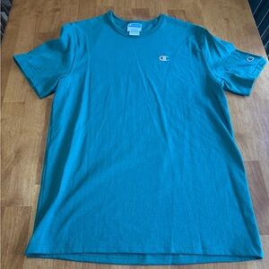 Champion Men’s GREEN Crewneck Short-Sleeve T-Shirt